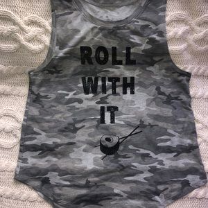 Gray Camo Sushi Tank